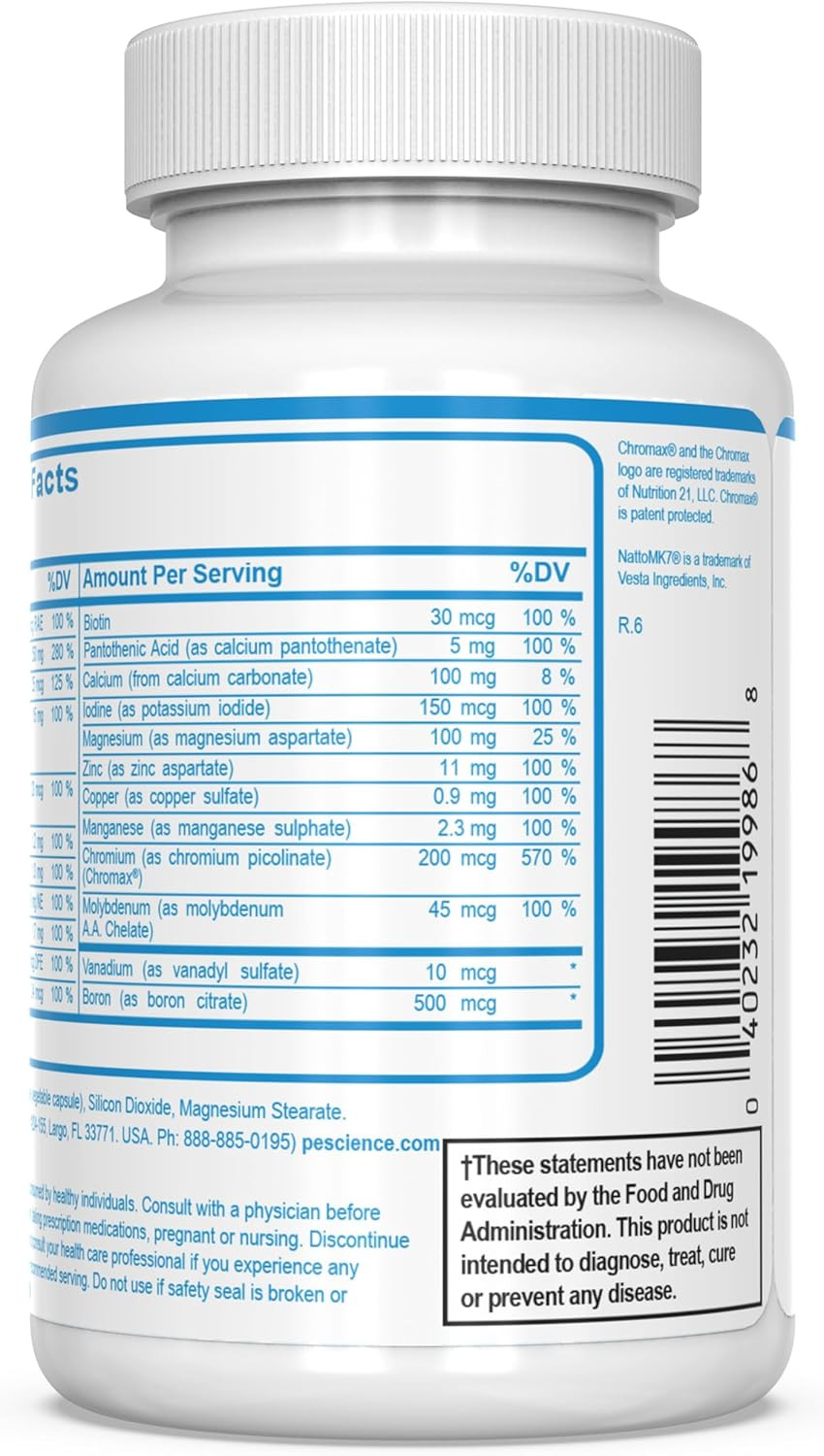 Pescience Trumulti Men’s Multivitamin with Immune Support – 90 Capsules