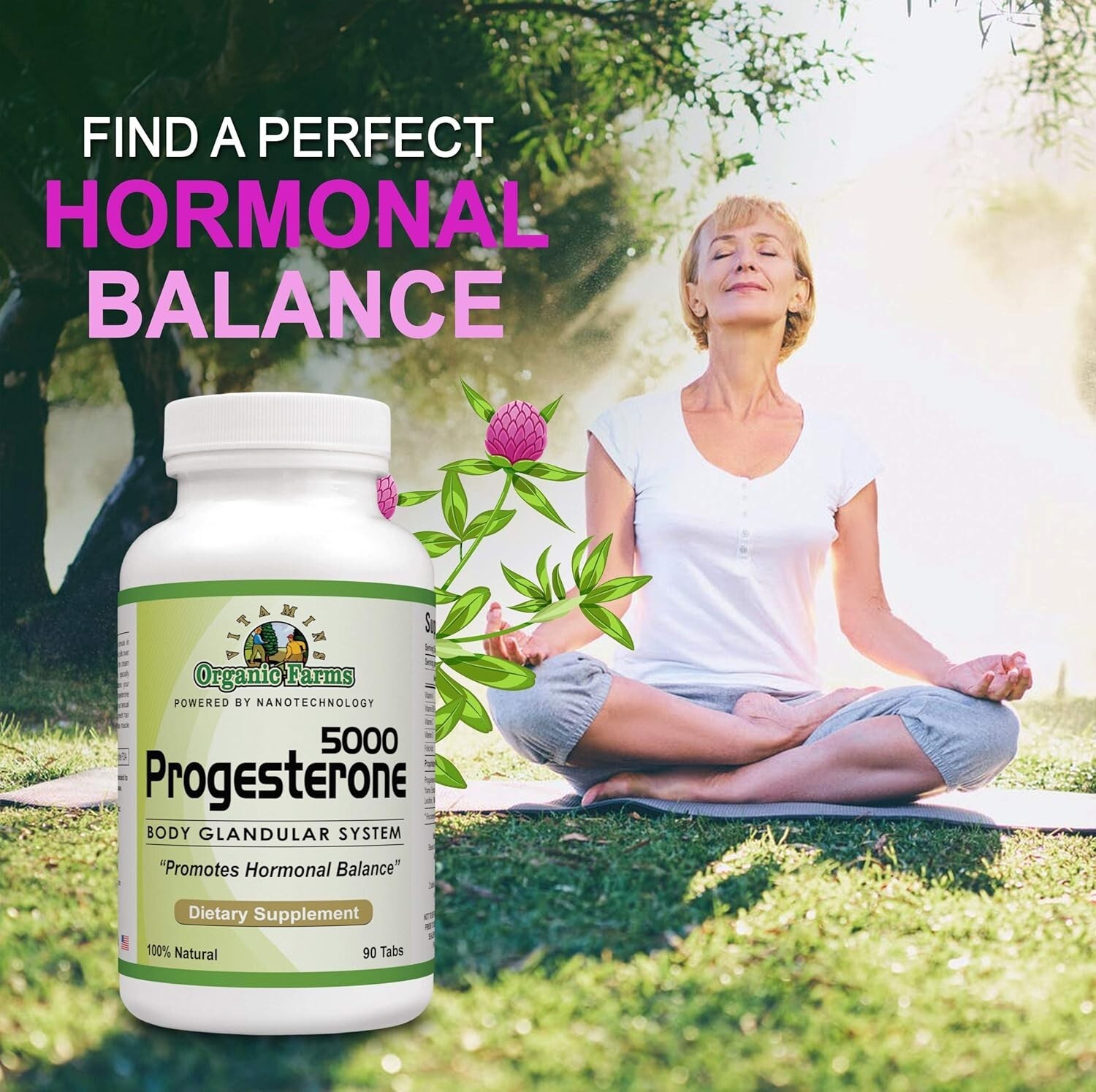 Progesterone 5000 kit – Body glandular System Dietary Supplement 360 tablets