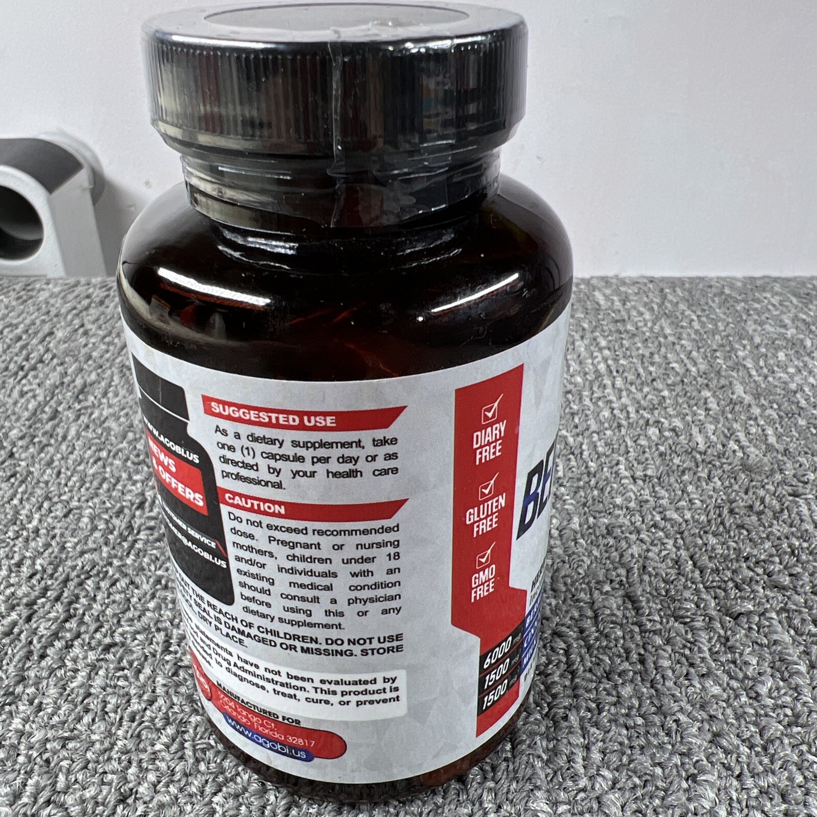 Premium Berberine HCL 12800mg w/ Ceylon Turmeric Ashwagandha Elderberry Exp 6/25