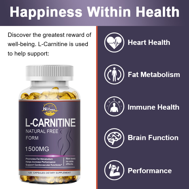 NL ACETYL L-CARNITINE 1500mg TABLETS Nervous System Health Antioxidant CAPSULES