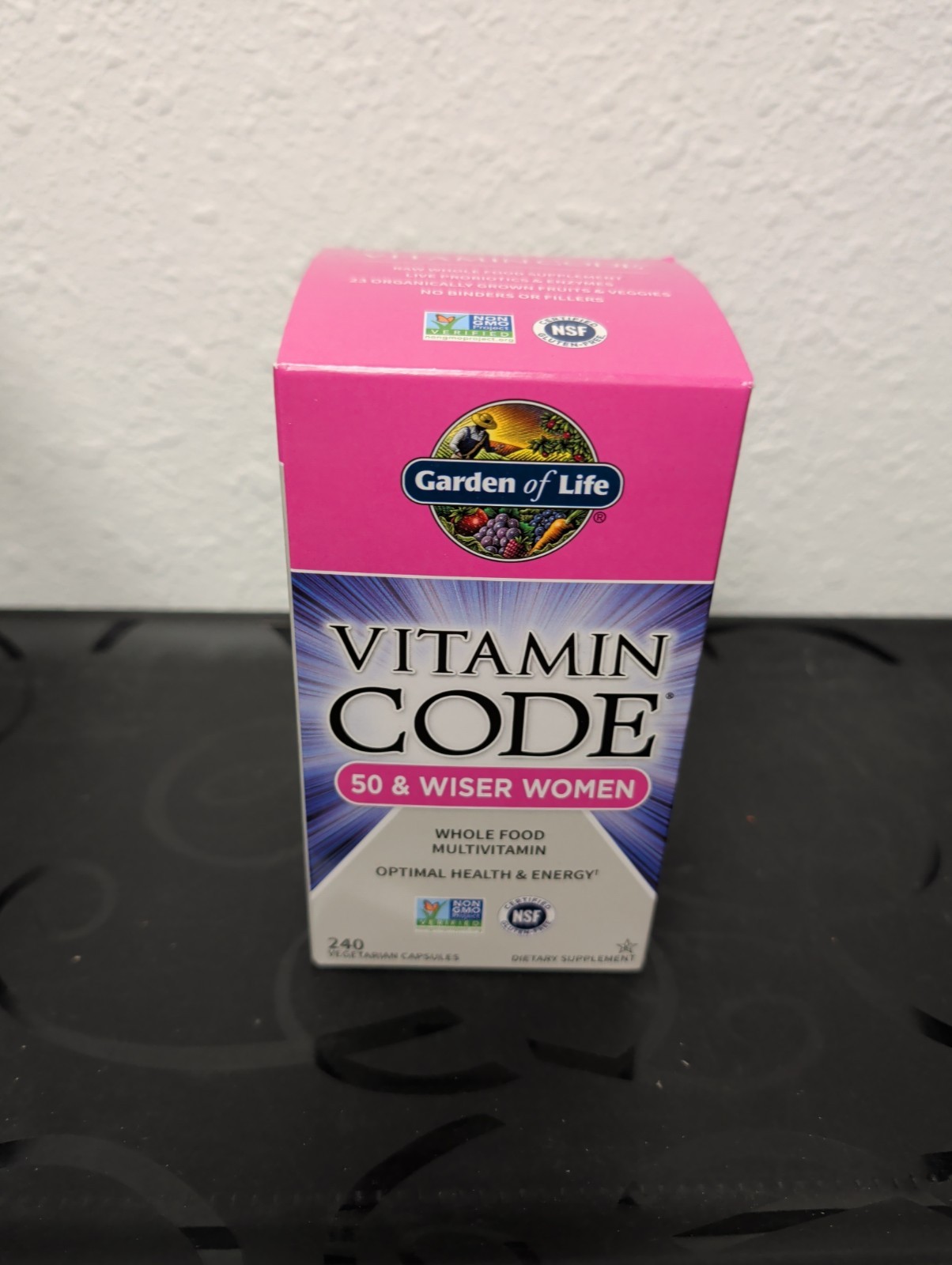 Garden of Life Vitamin Code 50 & Wiser Women Capsules – 240 Count