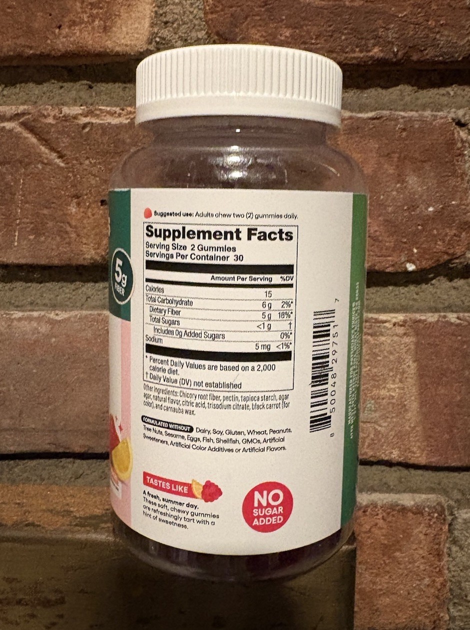 Physician’s Choice Fiber Supplement Gummies for Digestive Health Exp. 1/2028