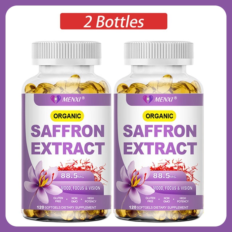 Saffron Extract, 88.5mg – Best All Natural Appetite Suppressant 240 Capsules