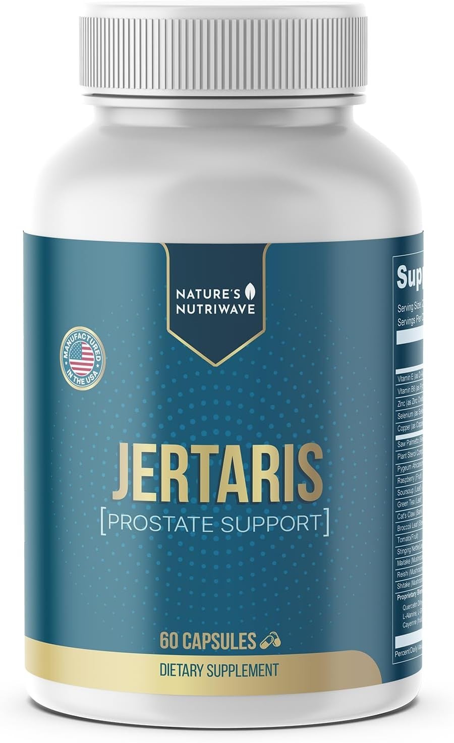 Cognitive & Prostate Support Supplement for Men Saw Palmetto, Pygeum, Nettle