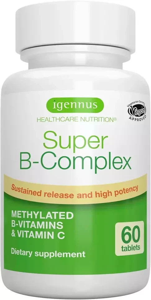 Super B-Complex – Methylated Sustained Release Clean Label B Complex with Met…
