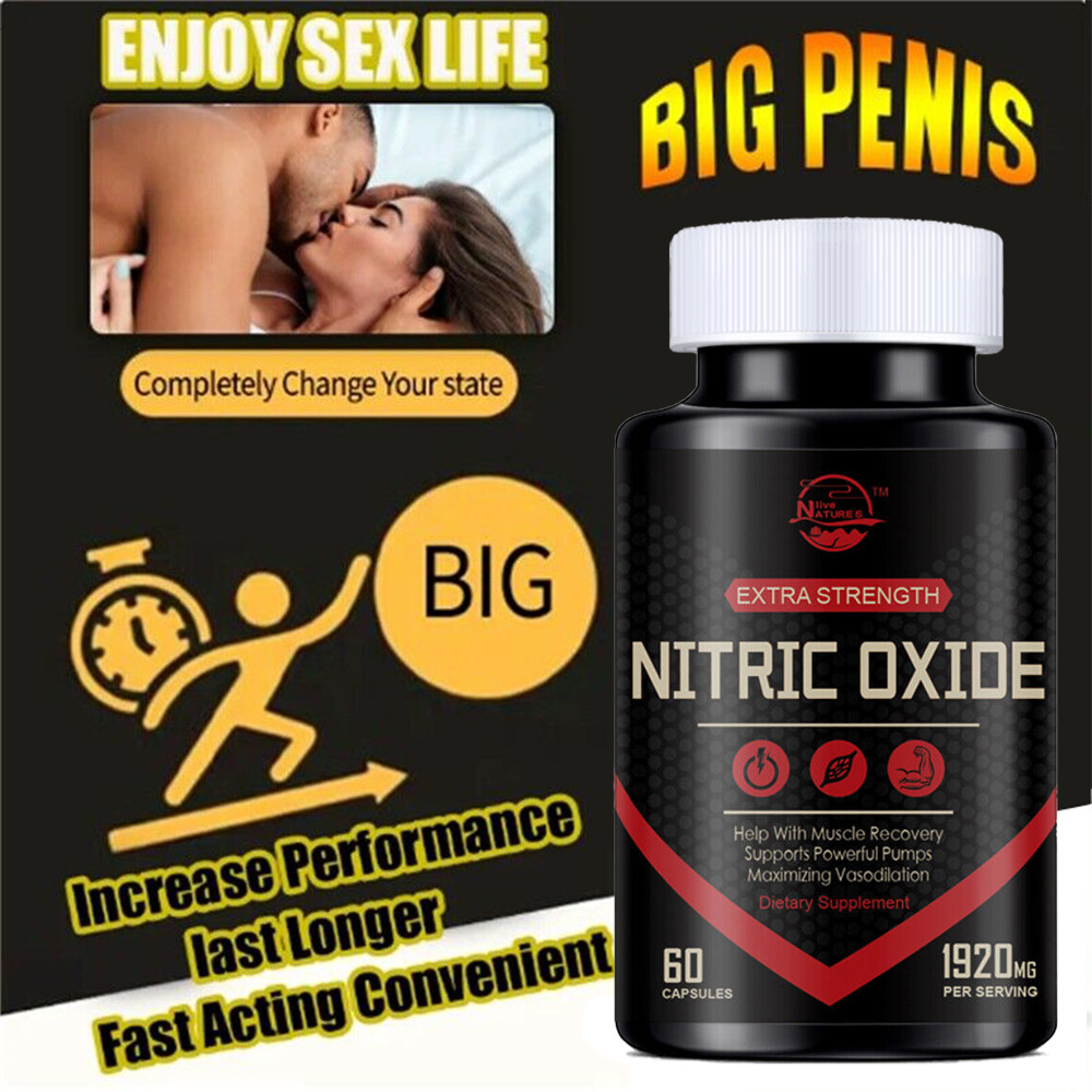 Extra Strength Nitric Oxide Supplement L Arginine 3X Strength -Citrulline Malate