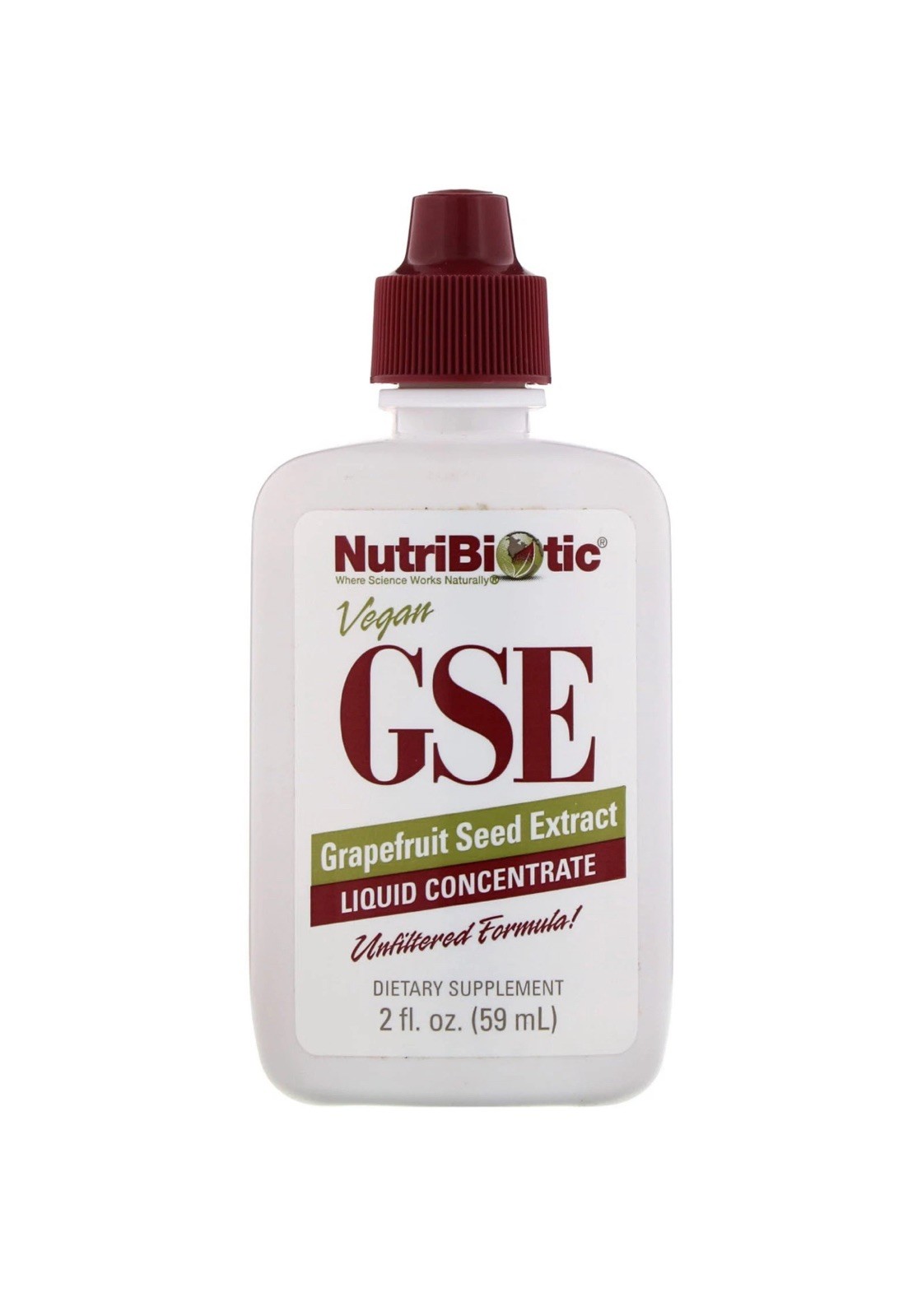 Vegan GSE Grapefruit Seed Extract, Liquid Concentrate, 100 mg, 2 fl oz (59 ml)
