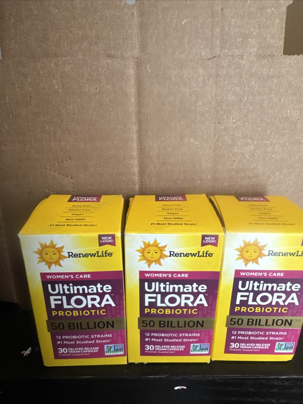 3 RenewLife Women’s Care Probiotic 50 Billion 30 Veg Capsules EXP 12/2026+ Lot