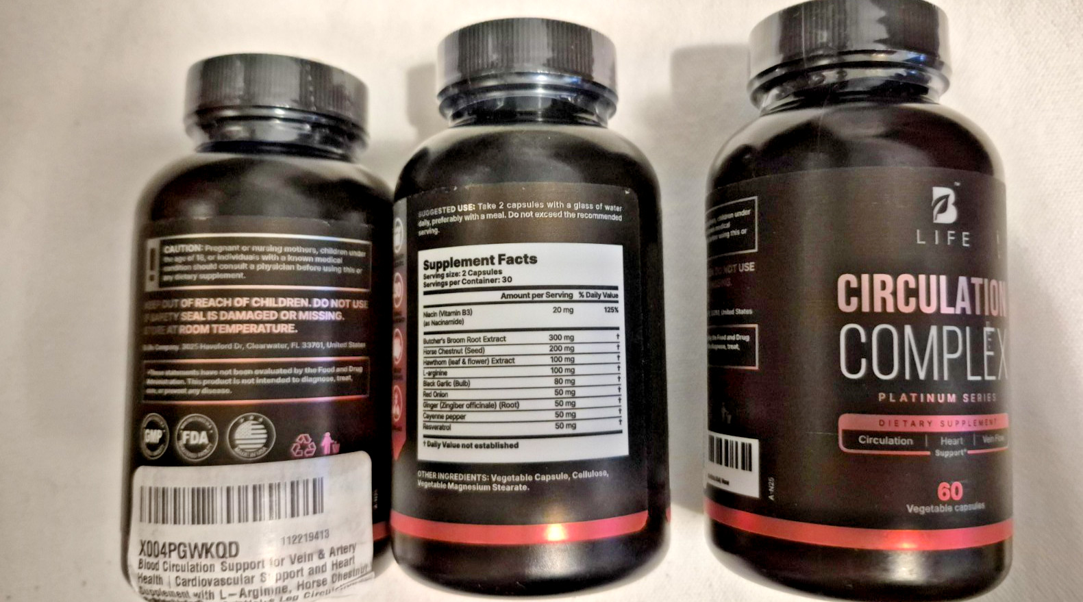 Circulation Support Supplement for Vein & Artery Health Vascular Support