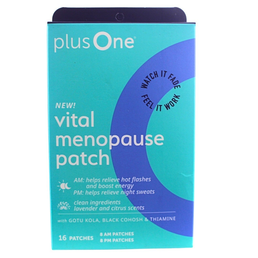 Plus One Vital Menopause Patch (AM/PM 16 Patches Exp 06/28