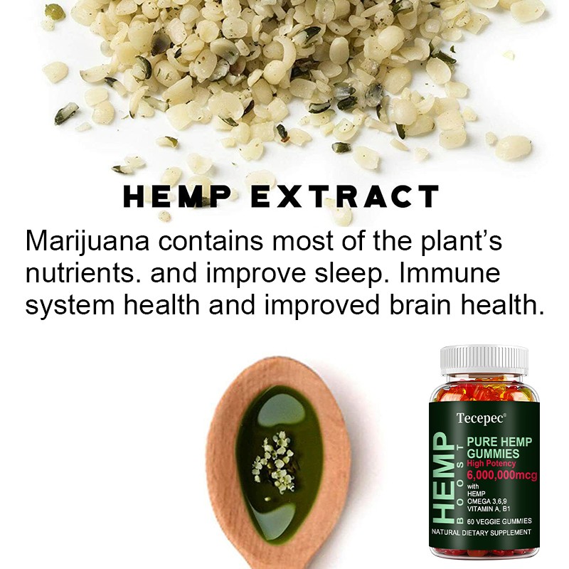 Natural Gummy with omega3,6,9 Emotional Balance Support Improve Brain Health60ct