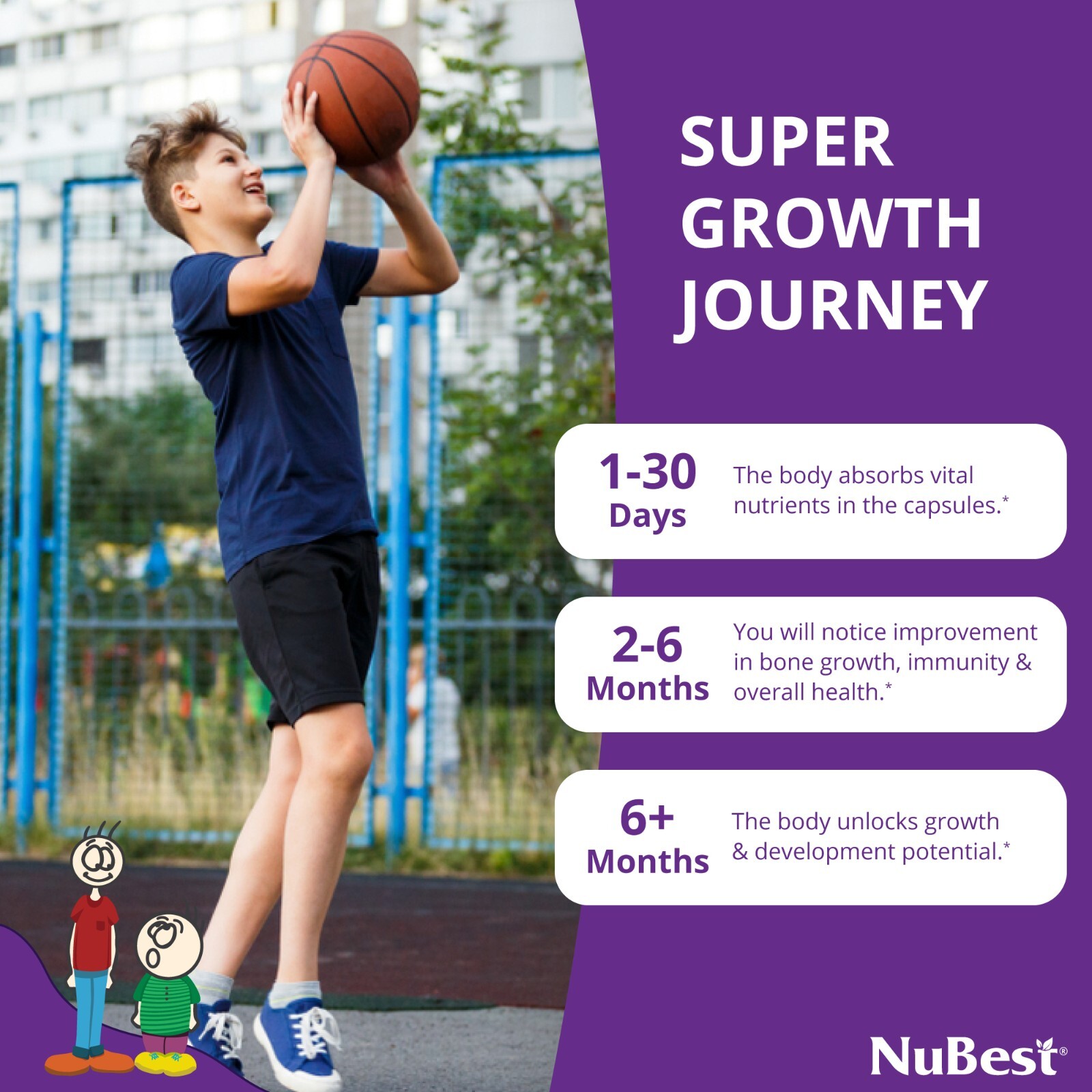 Bundle: NuBest Tall 10+ (10+) & NuBest Tall (5+) & NuBest Tall Kids 90ct (2-9ys)