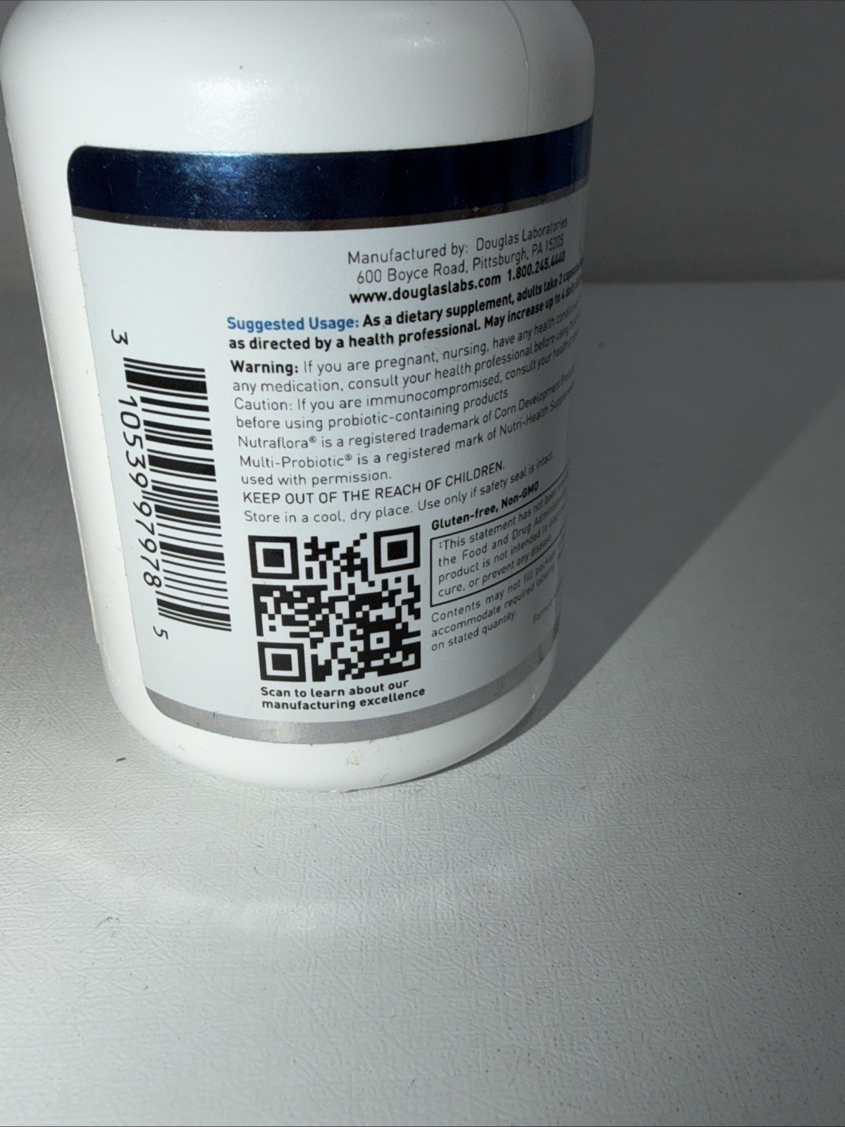 Sealed Multi-probiotic 40 Billion Supplement 60 Caps , Damaged Outer Packaging