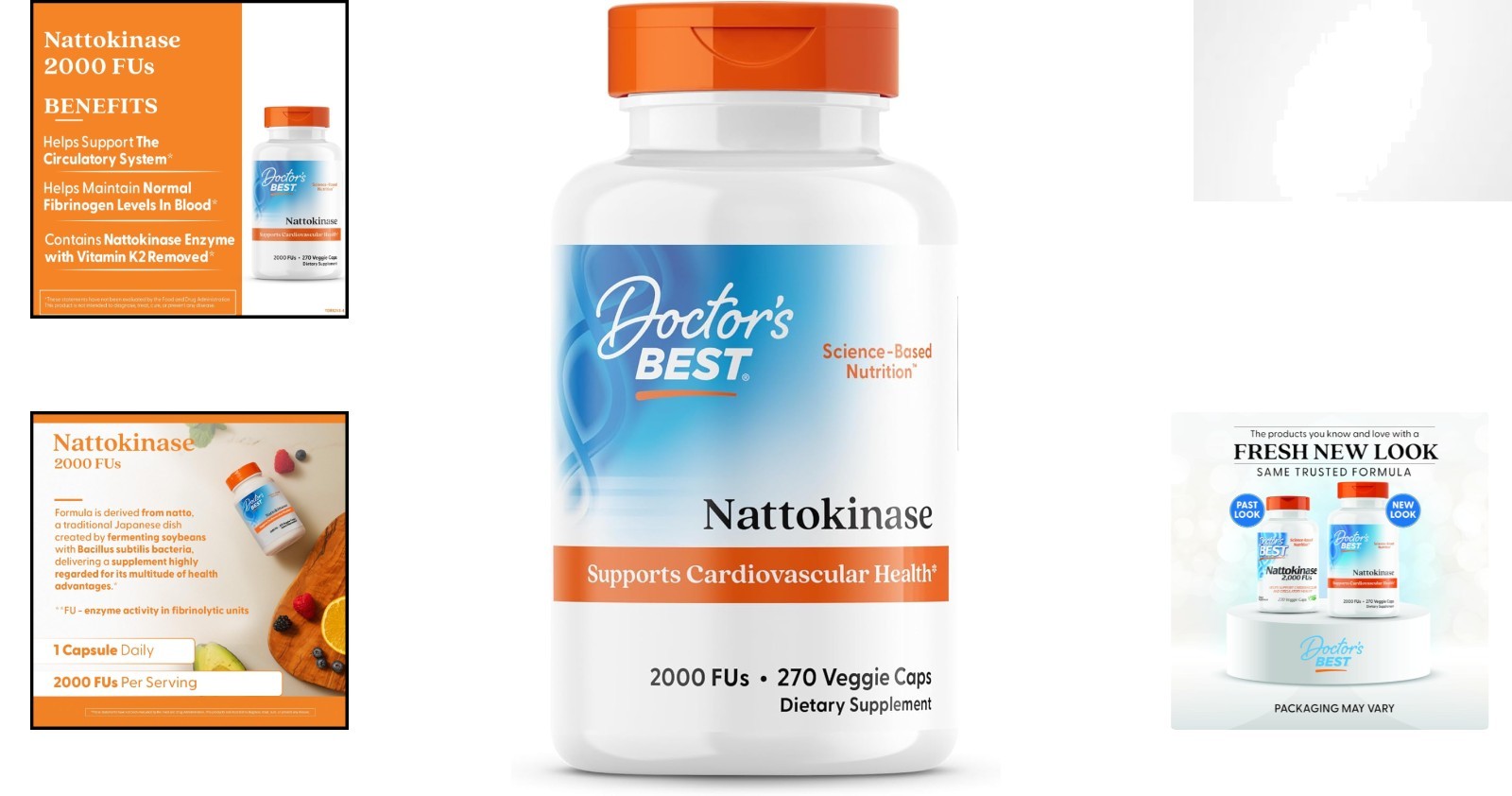 Nattokinase Supplement – 270 Caps for Heart & Circulation Support