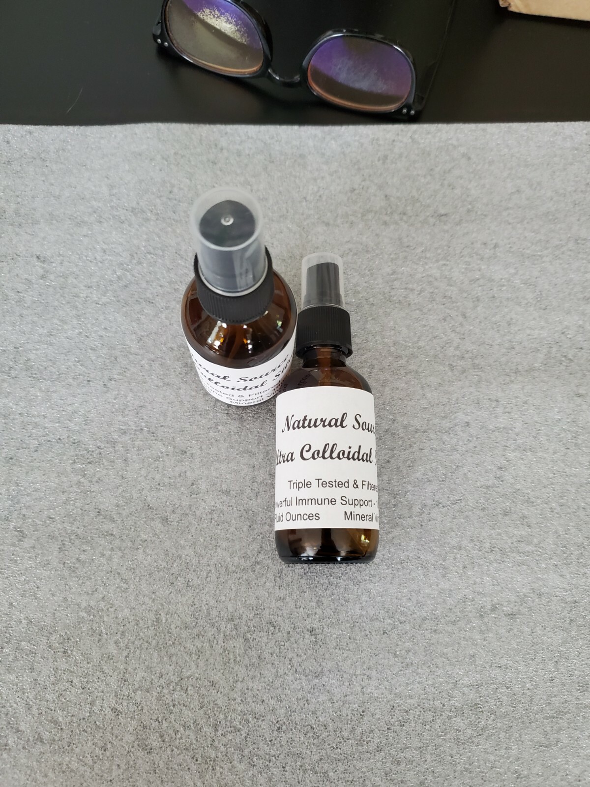 3 Bottles Of Natural Source Ultra Colloidal Silver 1000 PPM – 2oz Spray Bottles