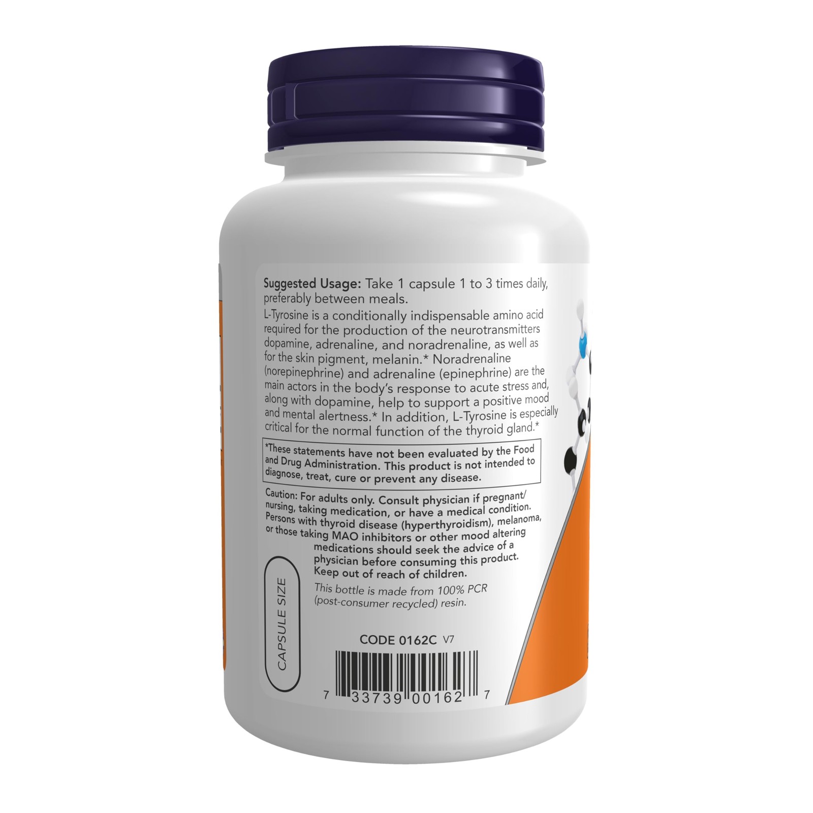 Now Foods L Tyrosine 500 Mg 120 Capsules Dietary Supplement For Mental Alertness
