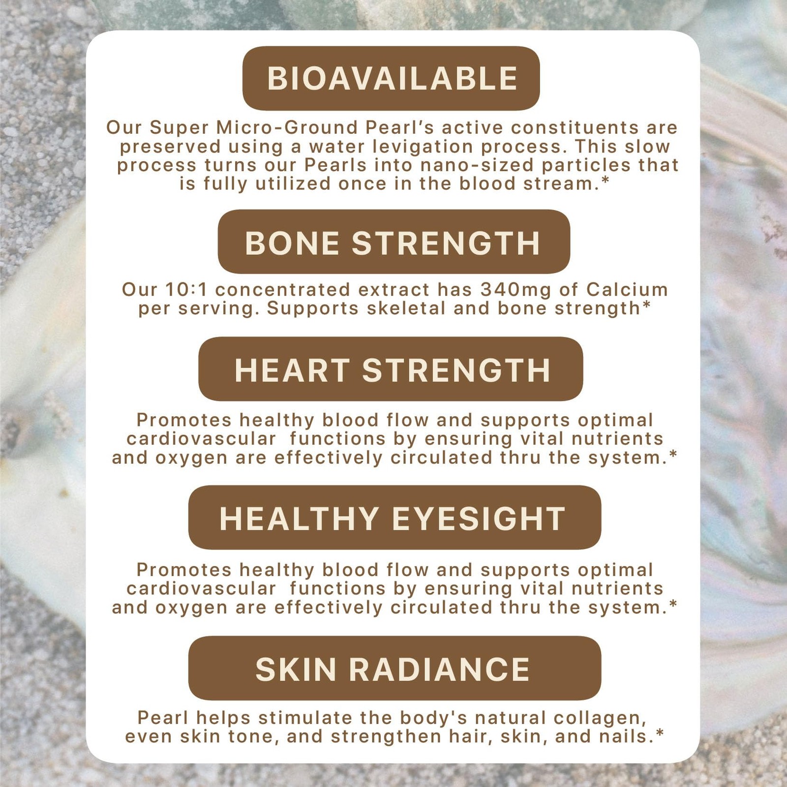 2.5oz Pure Pearl Powder 10:1 Super 2.5 Ounce (Pack of 1), translucent