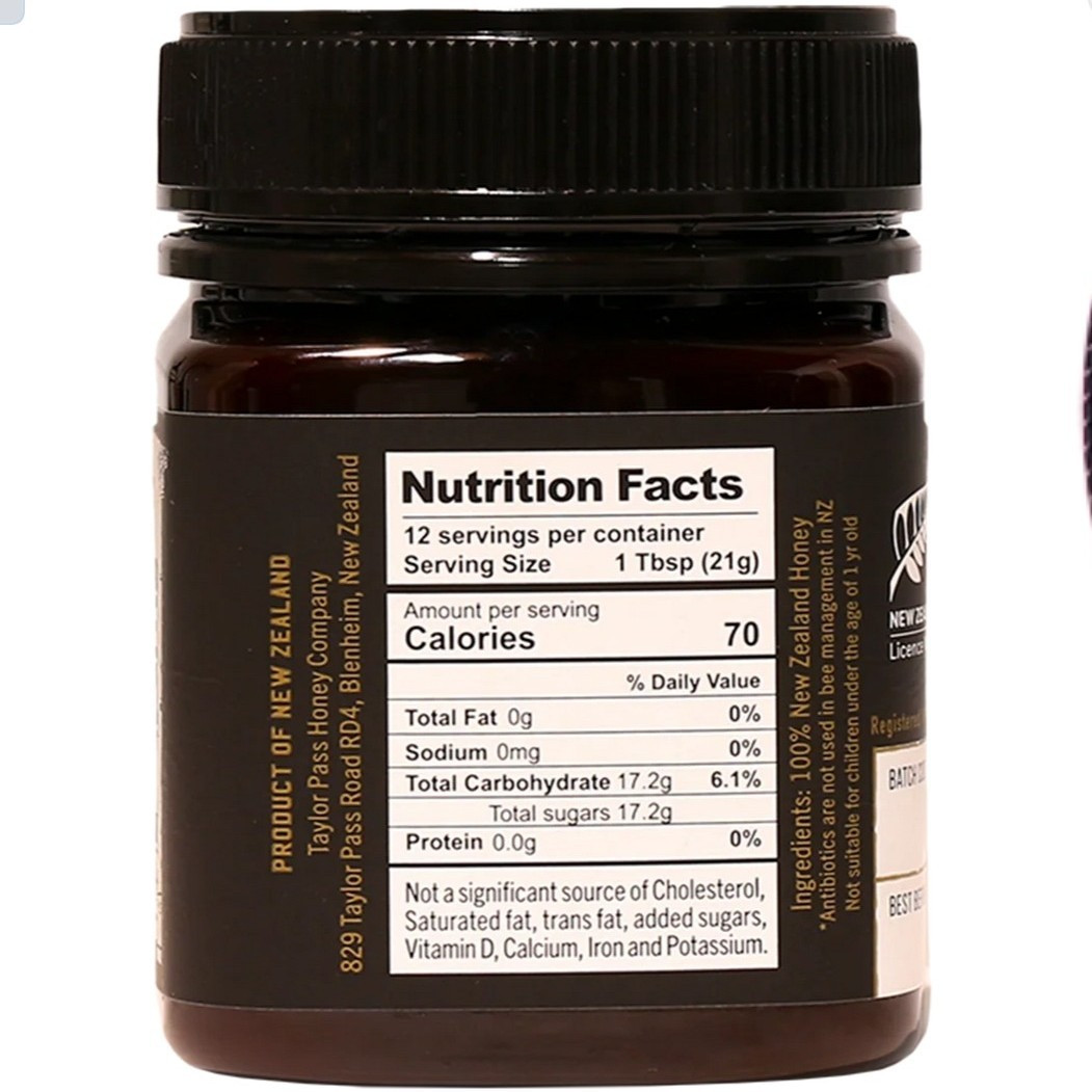 MANUKA HONEY 2 PACK UMF 10+ 8.8oz ea Total 17.6oz New Zealand Taylor Pass