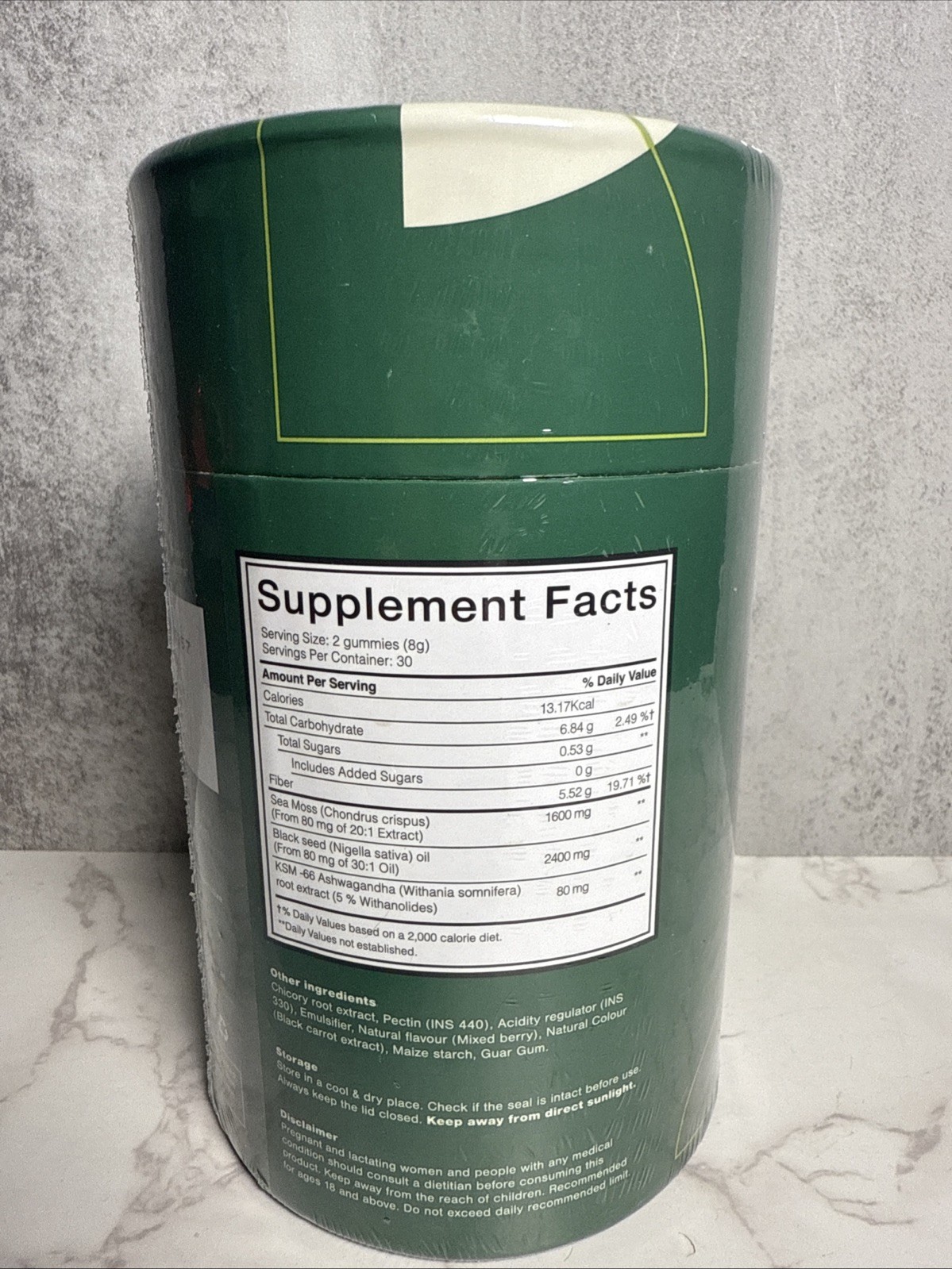 Root Labs Sea Moss Gummies Black Seed Oil I KSM 66 Ashwagandha Root Labs 60 CT
