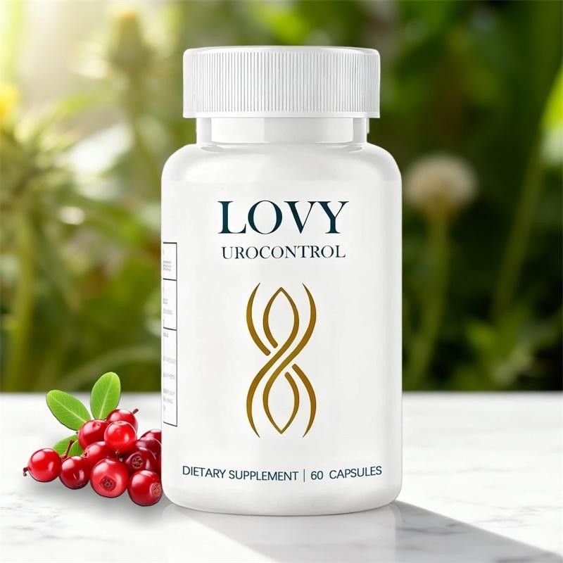 Lovy Urocontrol Capsules,Bladder Health Supplement with Pumpkin Seed & Herbal