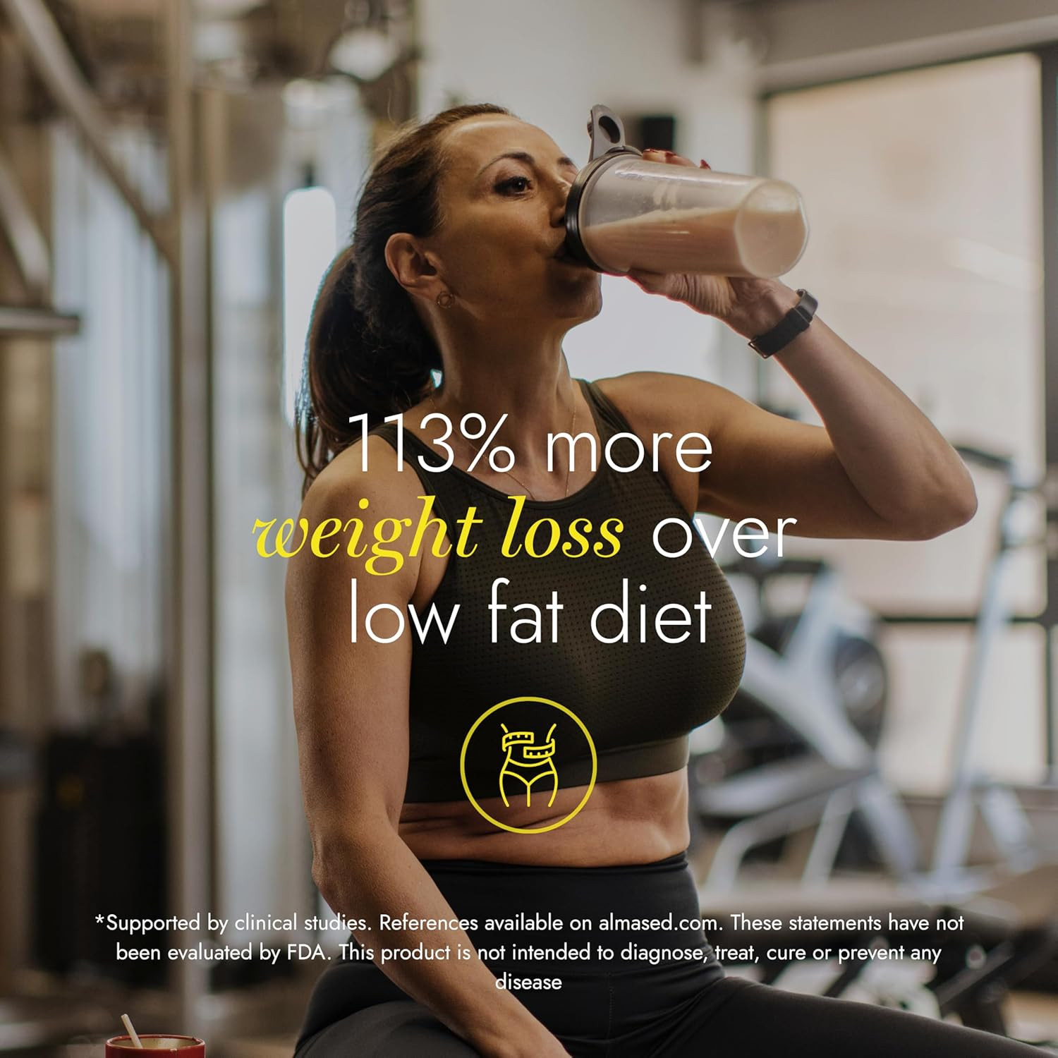 Almased Weight loss & Metabolic Health Supplement Original 17.6 oz, PACK 6