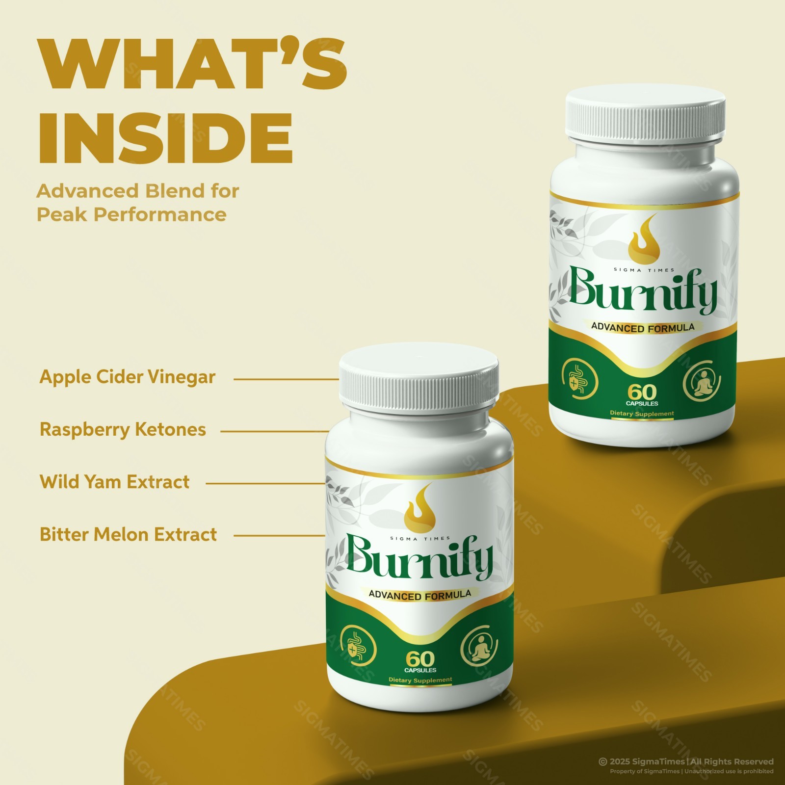 Burnify Capsules – For Metabolism, Energy & Weight Loss Support – 3Pack