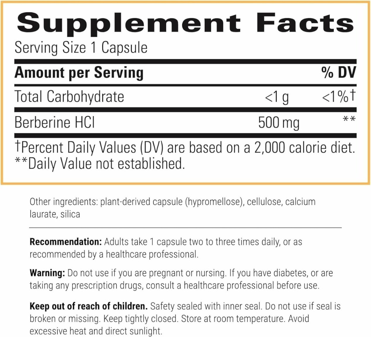 Integrative Therapeutics Berberine Health Metabolic Cellular Metabolism Premium