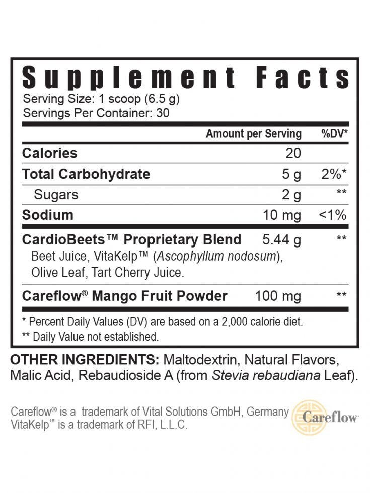 Youngevity CardioBeets / 195g Powder Canister