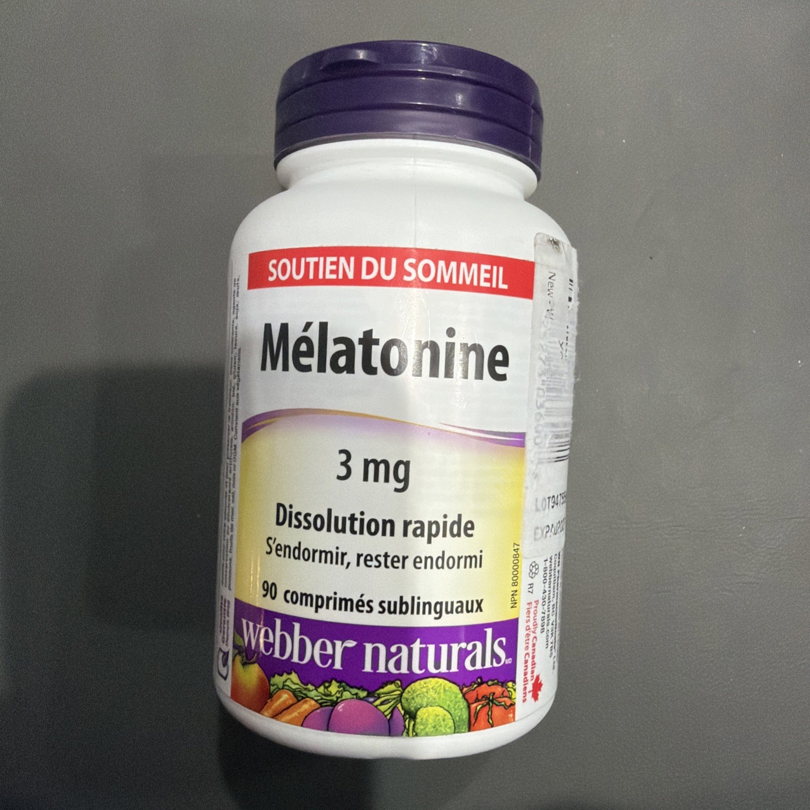 Melatonin 3 mg Quick Dissolve Sublingual Tablets!!