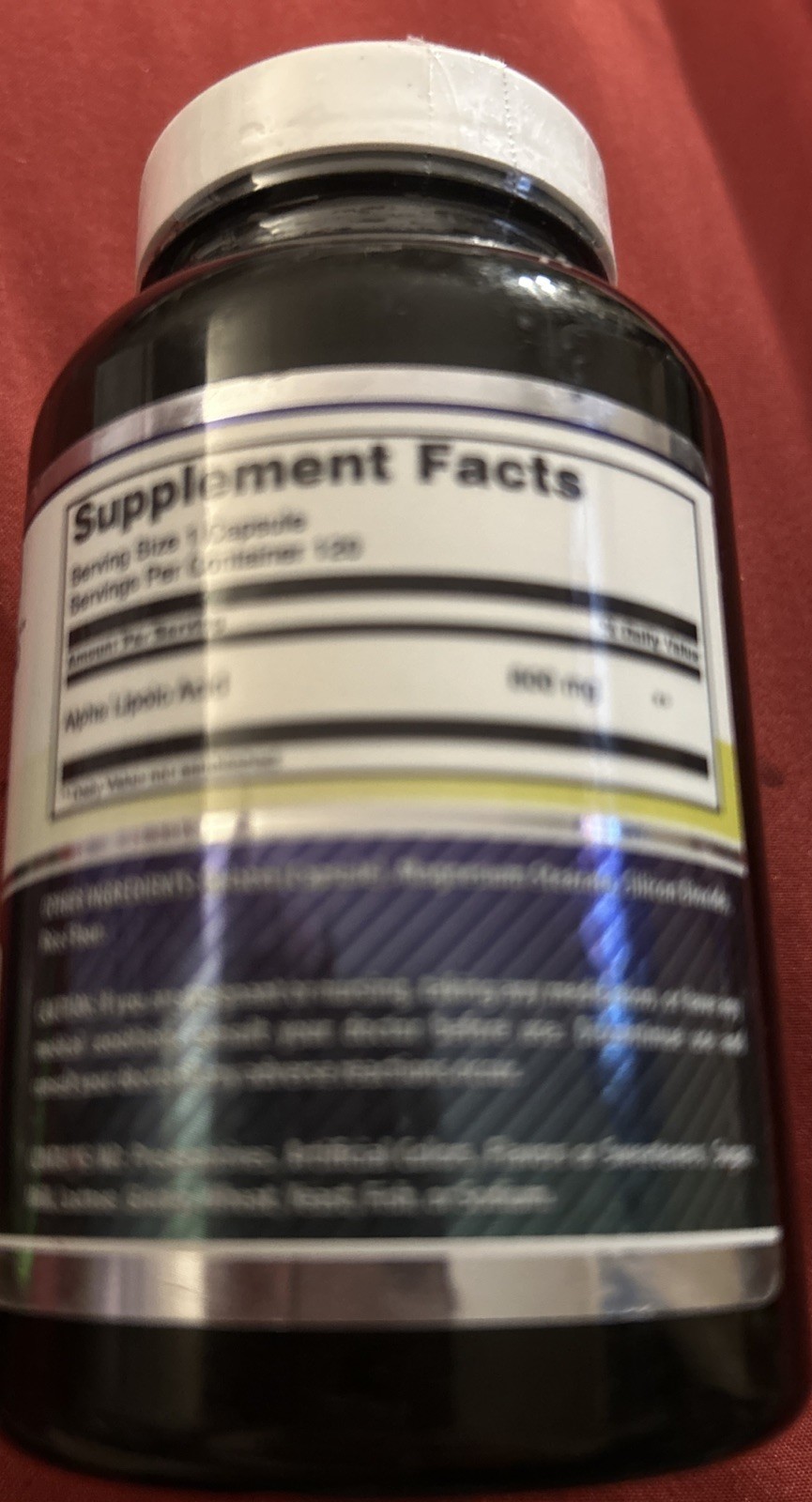 Amazing Formulas Alpha Lipoic Acid 120 Caps 600 mg – Exp 6/2027 New Sealed