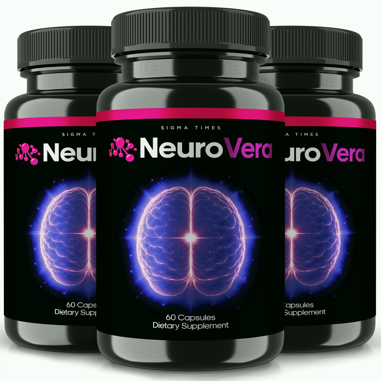 Neurovera Capsules, Natural Brain Health Support Supplement – 3 Pack