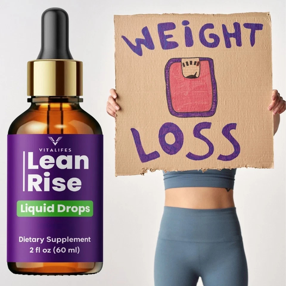 (2 Pack) Lean Rise Drops Natural Health & Fitness Formula Lean Rise 60ml