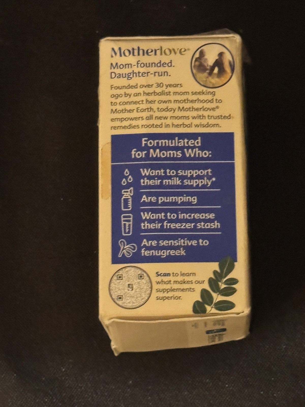 MotherLove Moringa, 45 Liquid Capsules (EXP:07/27)