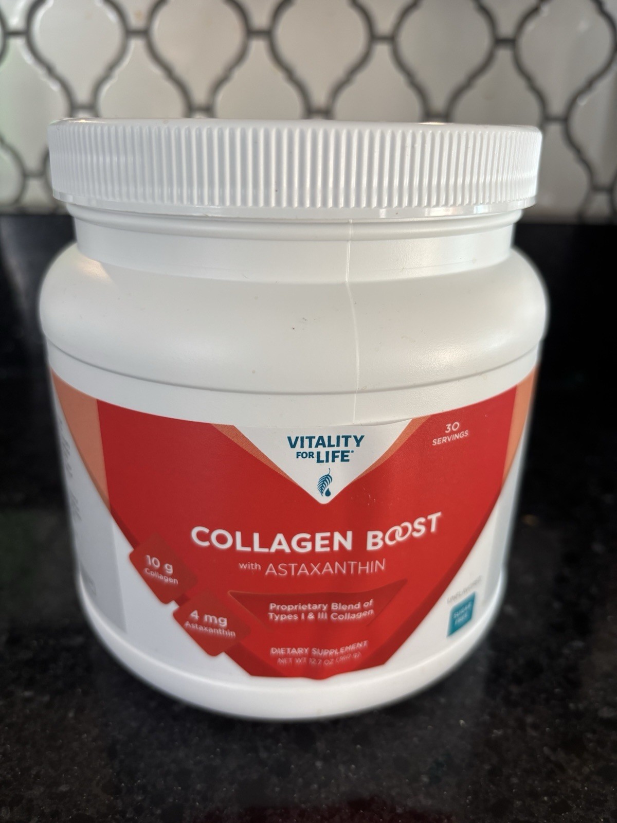 Melaleuca Vitality for Life Collagen Boost Powder 12.7oz (360g)