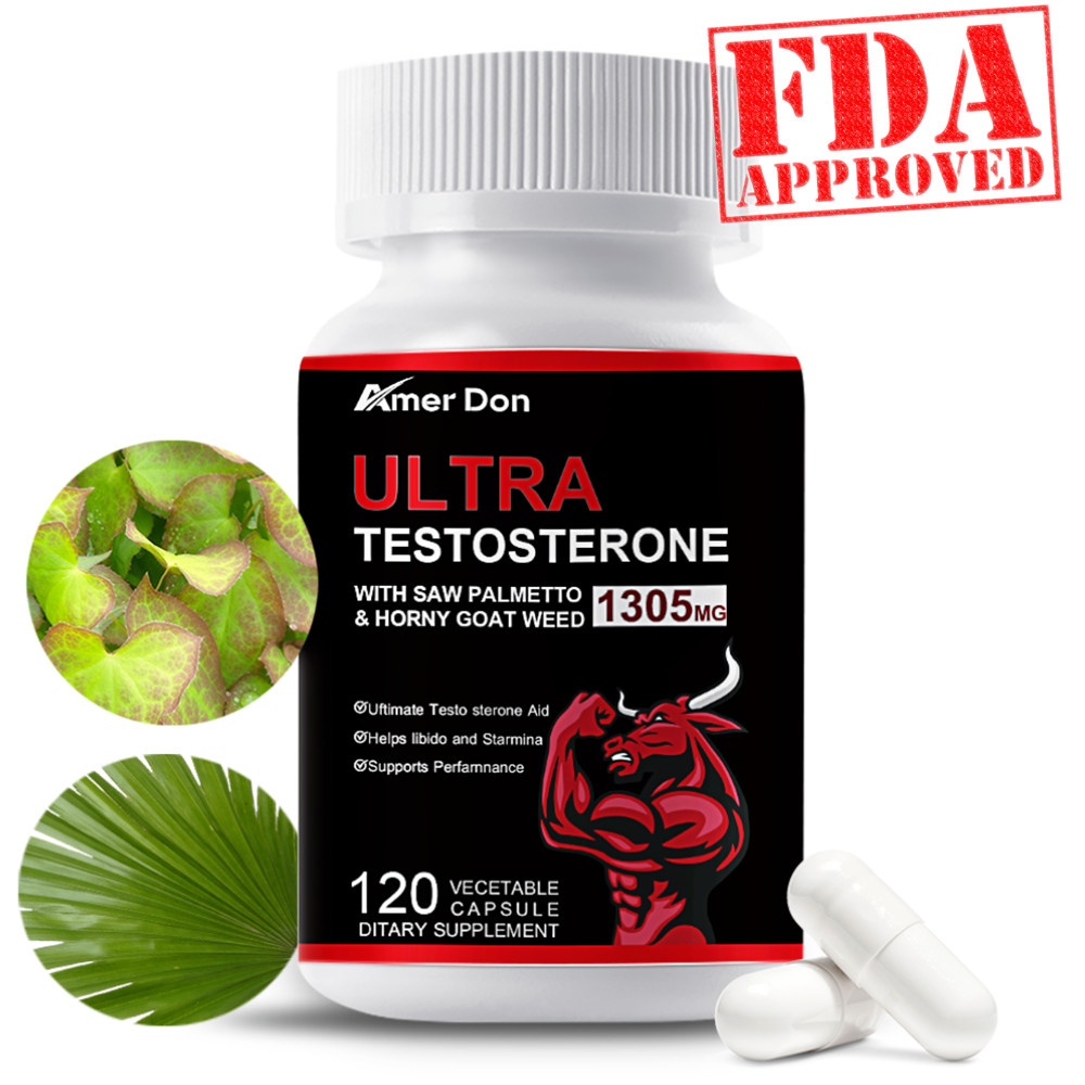 ULTRA Testosteron Booster Supplement for Men, Energy & Endurance, Muscle Gain