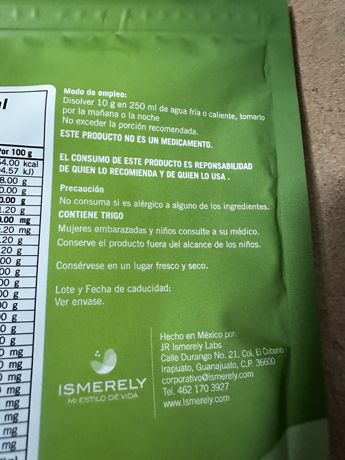 Xugo VRD Ismerely Un Producto 100% Natural
