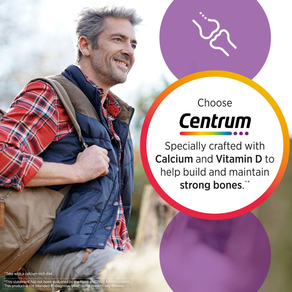 Centrum Silver Men 50+ Multivitamin Dietary Supplement Tablets