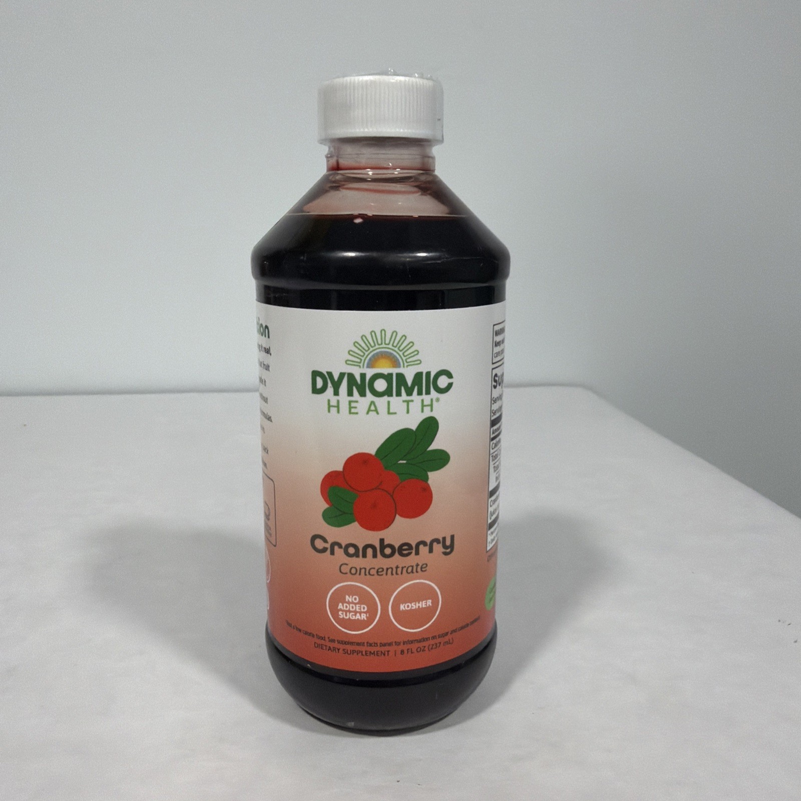 Dynamic Health Cranberry Concentrate – 8 fl oz, Many Health Benefits, exp 11/26