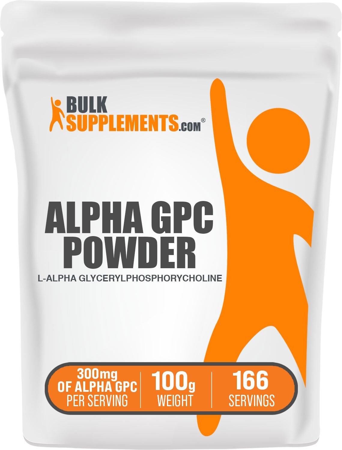 BulkSupplements Alpha GPC Powder 100g – 600mg Per Serving