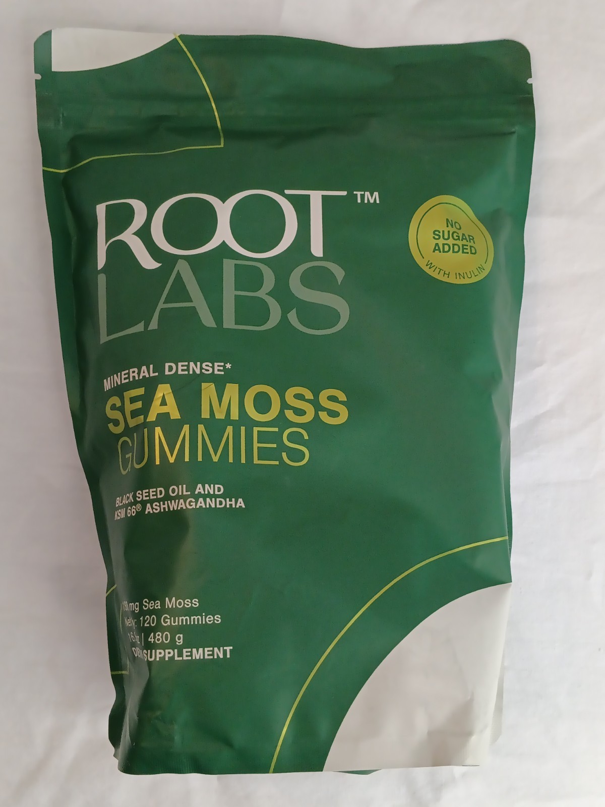 Root Labs Sea Moss 120 Count – 92+ Minerals, Black Seed Oil & KSM-66 Ashwagandha