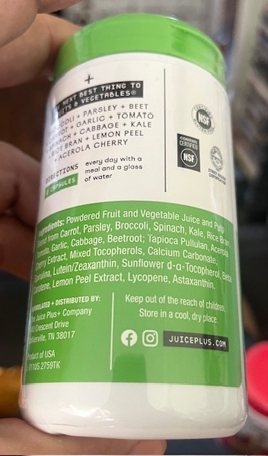 JUICE PLUS+ Essentials Trio (360 Caps) 1 Berry, 1 Fruit & 1 Veggie 01/2027!