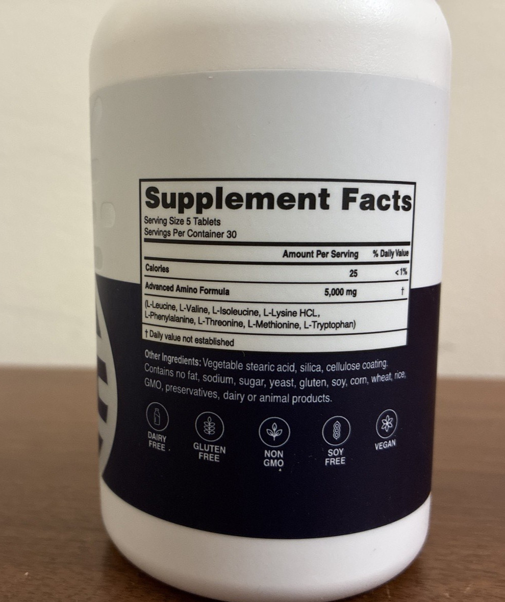 Advanced Bionutritionals Advanced Amino Formula NEW Sealed 150 Tablet Exp 7/2027