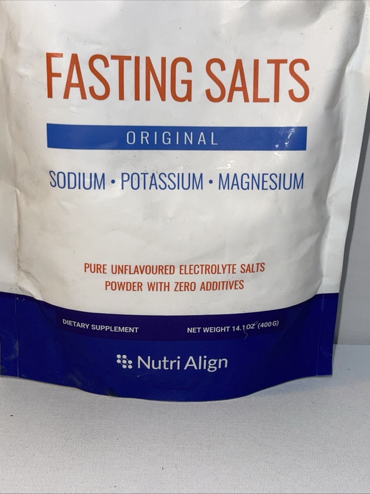 Sealed Fasting Salts Electrolyte Powder 400g Sodium Potassium Magnesium