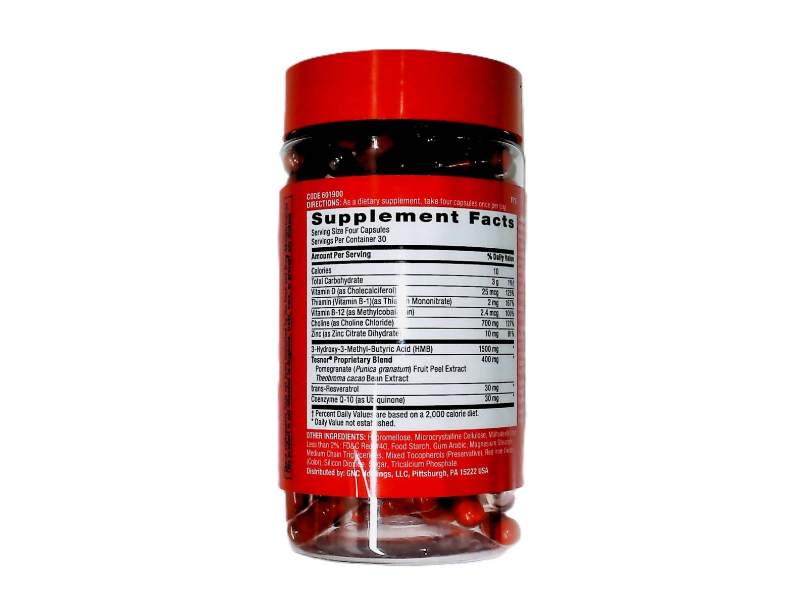 GNC MEGA MEN ULTRA TESTOSTERONE BOOSTER 120 CAPSULES EXP. 11/2026 +