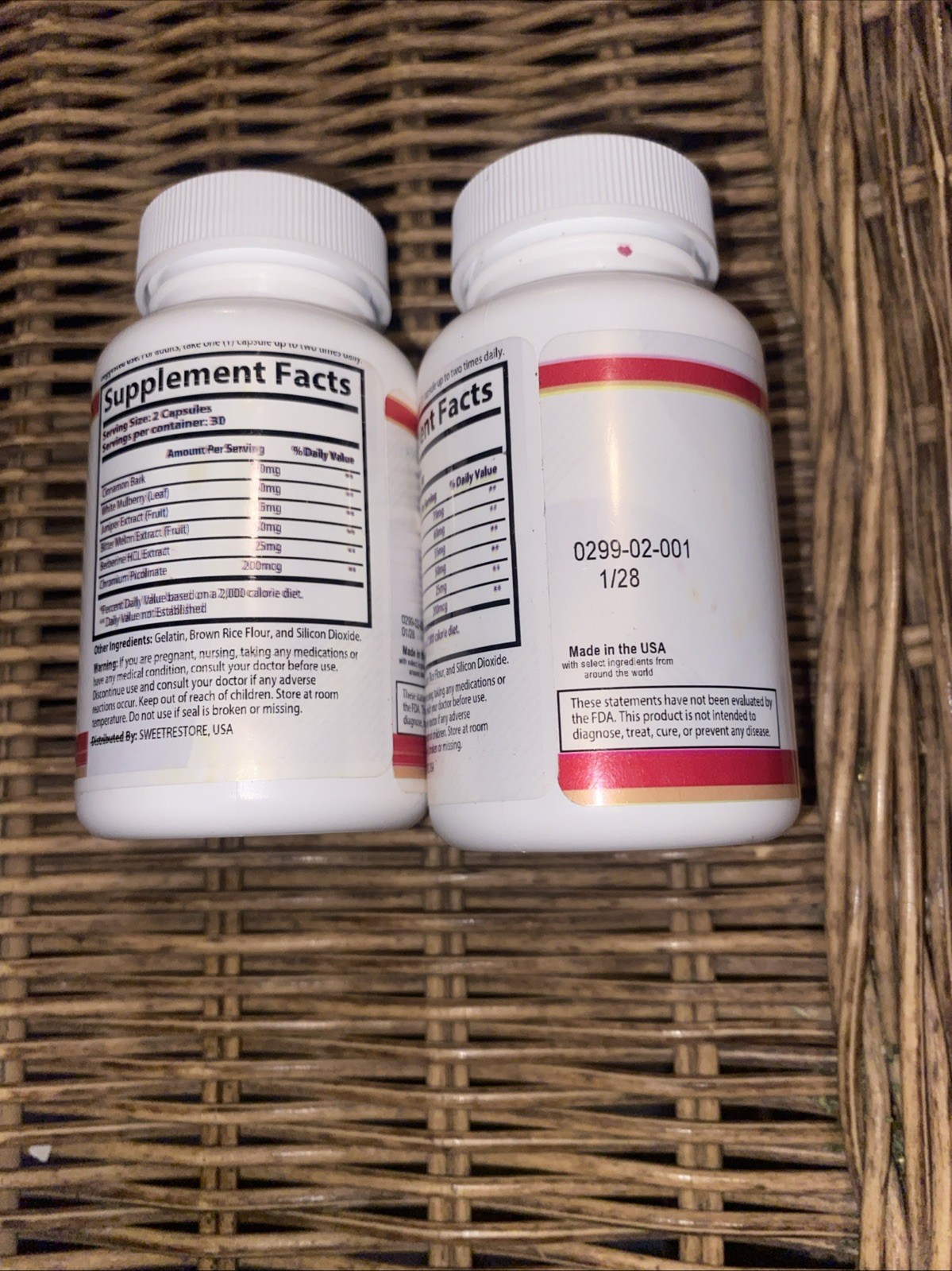 (2 PACK) Sweet Restore Glycogen Support Capsules, Joint Support (120 Capsules)