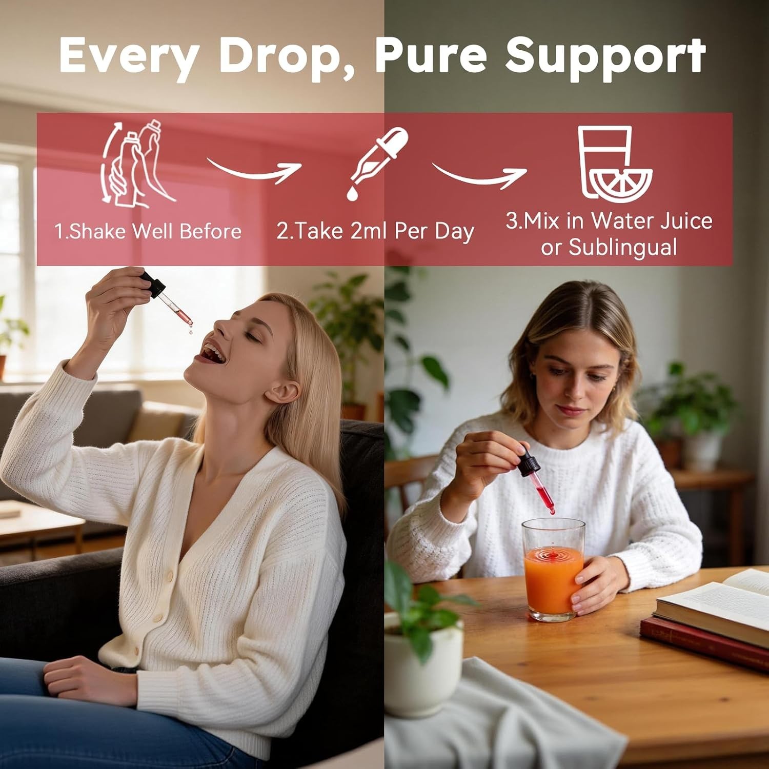 Sugar-Free Cutting Mix Drops for Metabolism & Gut Health – Strawberry Flavor