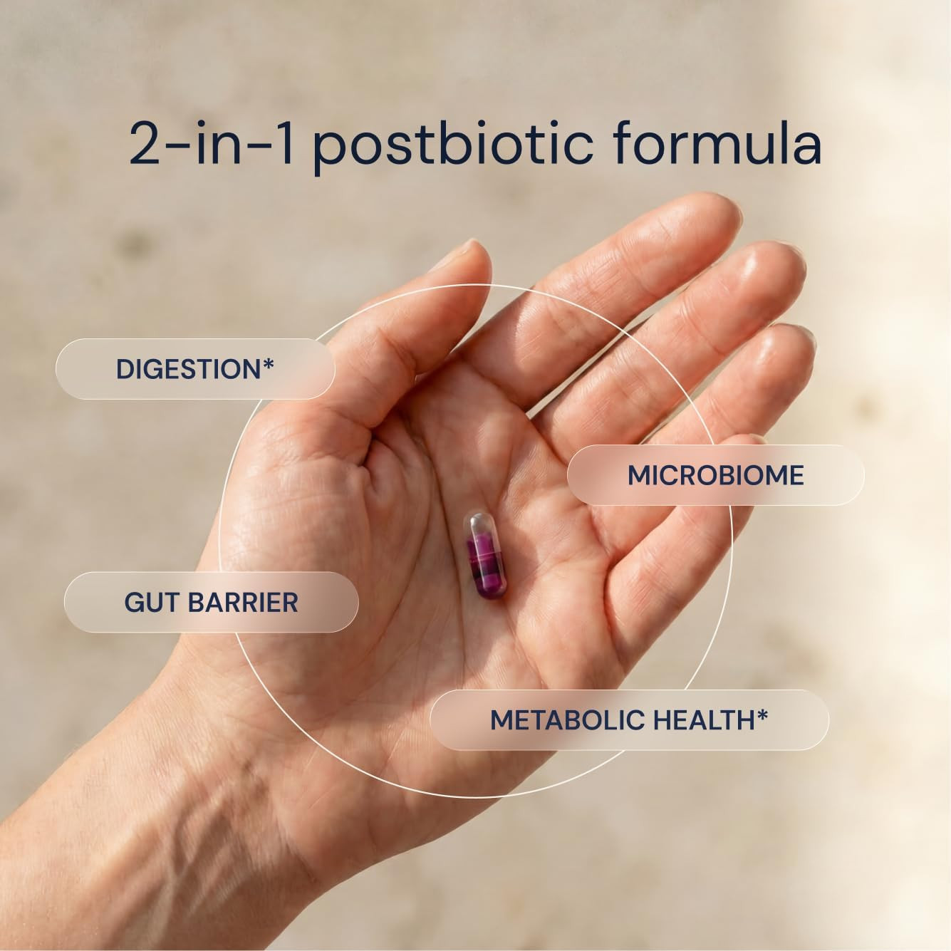 Blueprint by Bryan Johnson Essential Microbiome Capsules, Digestive & Gut Health