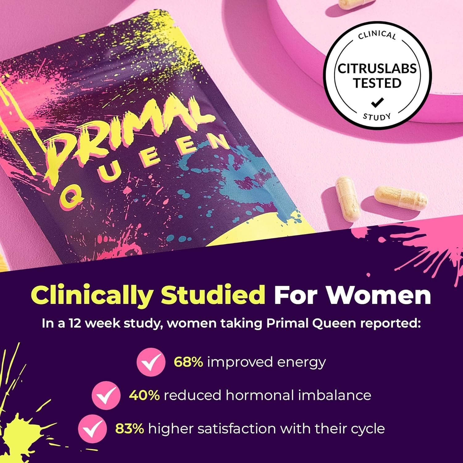 NEW Primal Queen Beef Organ Supplement for Women 60ct – 1 MONTH SUPPLY