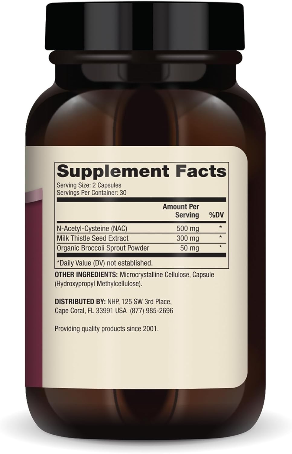 Dr Mercola NAC with Milk Thistle 60 caps