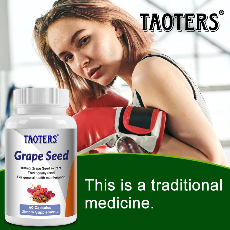 Grape seed extract Capsules 100 mg | 95% polyphenol antioxidant 60 Capsules